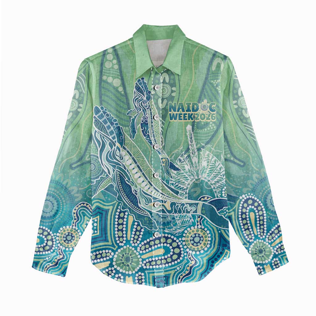 NAIDOC Week - 50 Years Deadly Torres Strait Women Casual Shirt Pastel Waves