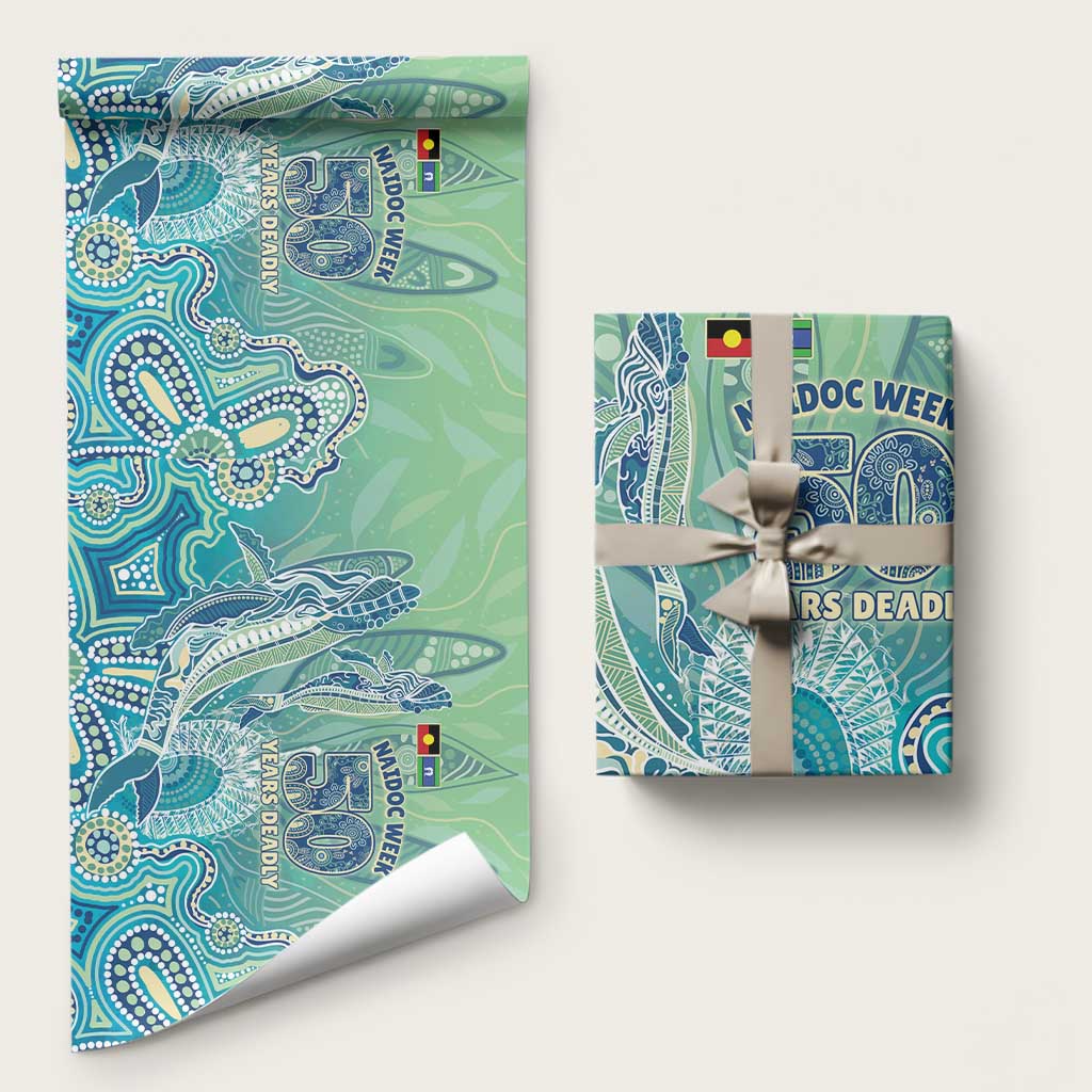 NAIDOC Week - 50 Years Deadly Torres Strait Wrapping Paper Pastel Waves