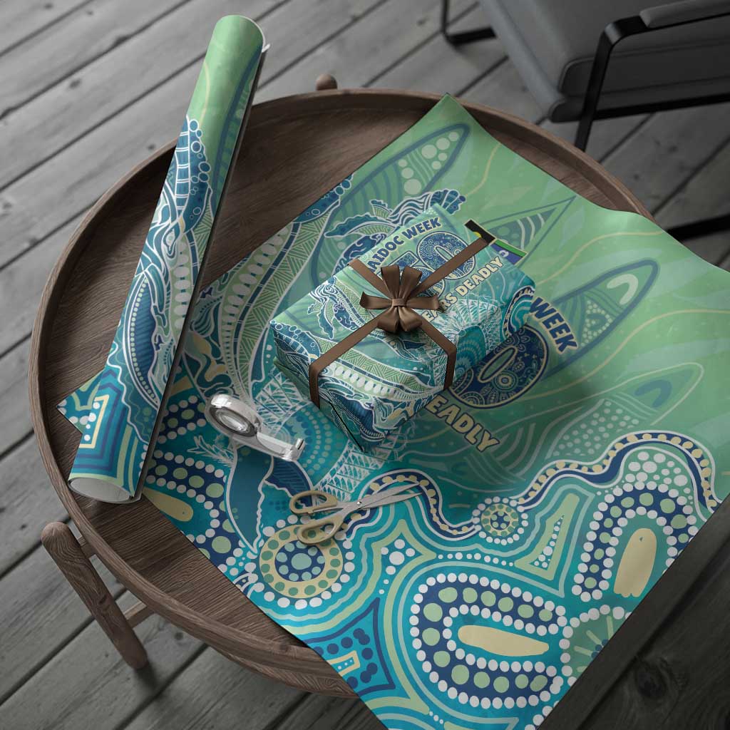 NAIDOC Week - 50 Years Deadly Torres Strait Wrapping Paper Pastel Waves