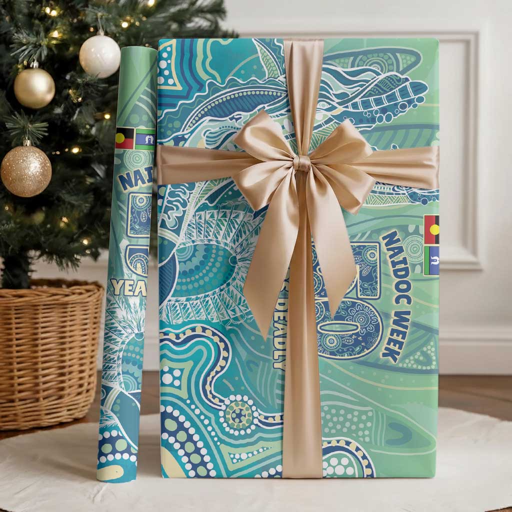 NAIDOC Week - 50 Years Deadly Torres Strait Wrapping Paper Pastel Waves