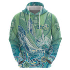 NAIDOC Week - 50 Years Deadly Torres Strait Zip Hoodie Pastel Waves