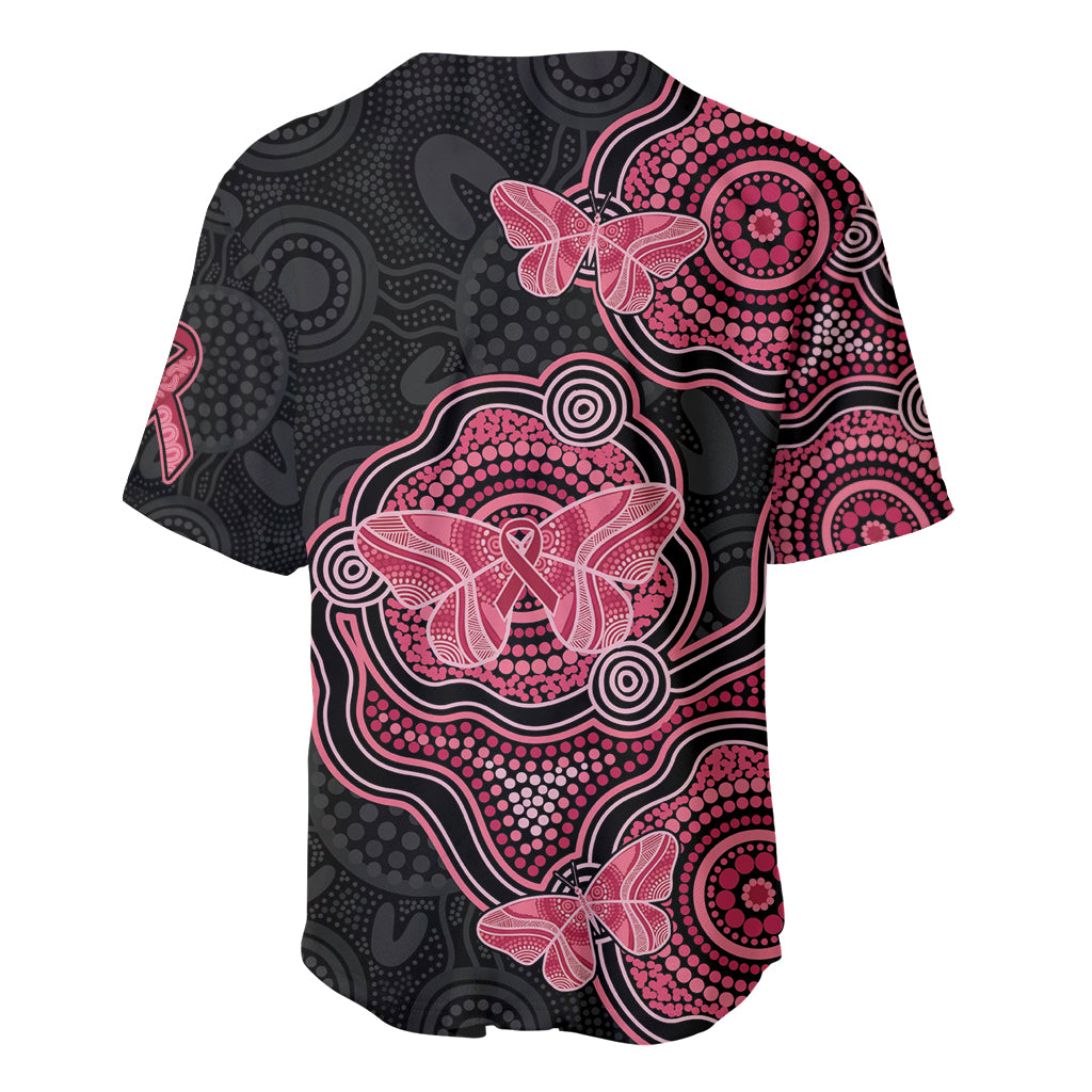 Australia Indigenous Mother's Day Baseball Jersey Aboriginal Breast Cancer Ribbon