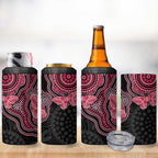 Australia Indigenous Mother's Day Can Cooler Tumbler Aboriginal Breast Cancer Ribbon