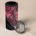 Australia Indigenous Mother's Day Can Cooler Tumbler Aboriginal Breast Cancer Ribbon