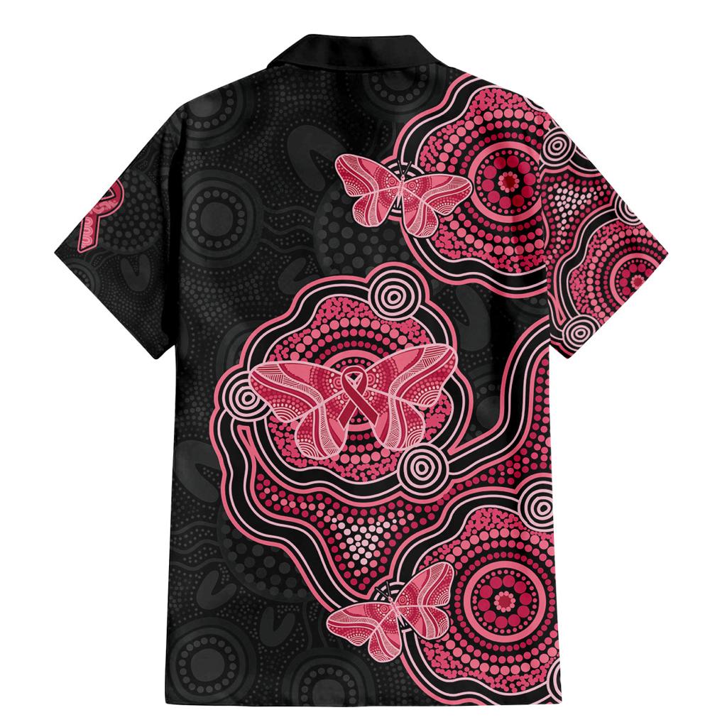 Australia Indigenous Mother's Day Family Matching Mermaid Dress and Hawaiian Shirt Aboriginal Breast Cancer Ribbon