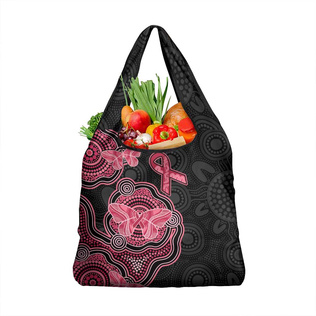Australia Indigenous Mother's Day Grocery Bag Aboriginal Breast Cancer Ribbon