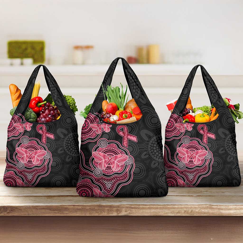 Australia Indigenous Mother's Day Grocery Bag Aboriginal Breast Cancer Ribbon