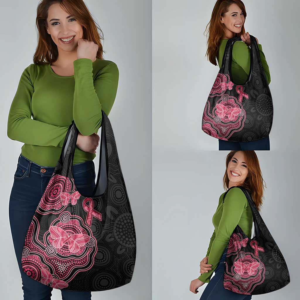Australia Indigenous Mother's Day Grocery Bag Aboriginal Breast Cancer Ribbon