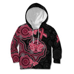 Australia Indigenous Mother's Day Kid Hoodie Aboriginal Breast Cancer Ribbon