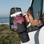 Australia Indigenous Mother's Day Tumbler With Handle Aboriginal Breast Cancer Ribbon