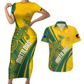 personalised-australia-soccer-matildas-indigenous-couples-matching-short-sleeve-bodycon-dress-and-hawaiian-shirt-world-cup-2023