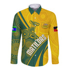 personalised-australia-soccer-matildas-indigenous-long-sleeve-button-shirt-world-cup-2023