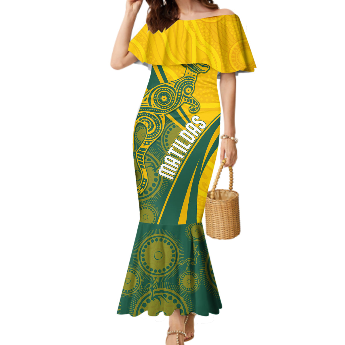 personalised-australia-soccer-matildas-indigenous-mermaid-dress-world-cup-2023