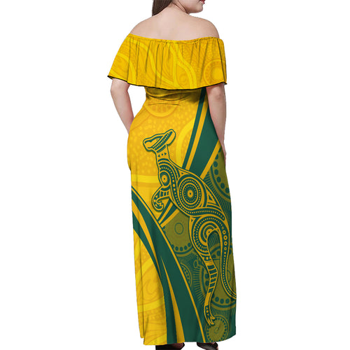 personalised-australia-soccer-matildas-indigenous-off-shoulder-maxi-dress-world-cup-2023