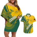 personalised-australia-soccer-socceroos-indigenous-couples-matching-off-shoulder-short-dress-and-hawaiian-shirt-world-cup-2023
