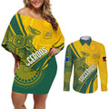 personalised-australia-soccer-socceroos-indigenous-couples-matching-off-shoulder-short-dress-and-long-sleeve-button-shirts-world-cup-2023
