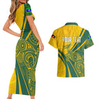 personalised-australia-soccer-socceroos-indigenous-couples-matching-short-sleeve-bodycon-dress-and-hawaiian-shirt-world-cup-2023