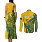 personalised-australia-soccer-socceroos-indigenous-couples-matching-tank-maxi-dress-and-long-sleeve-button-shirts-world-cup-2023