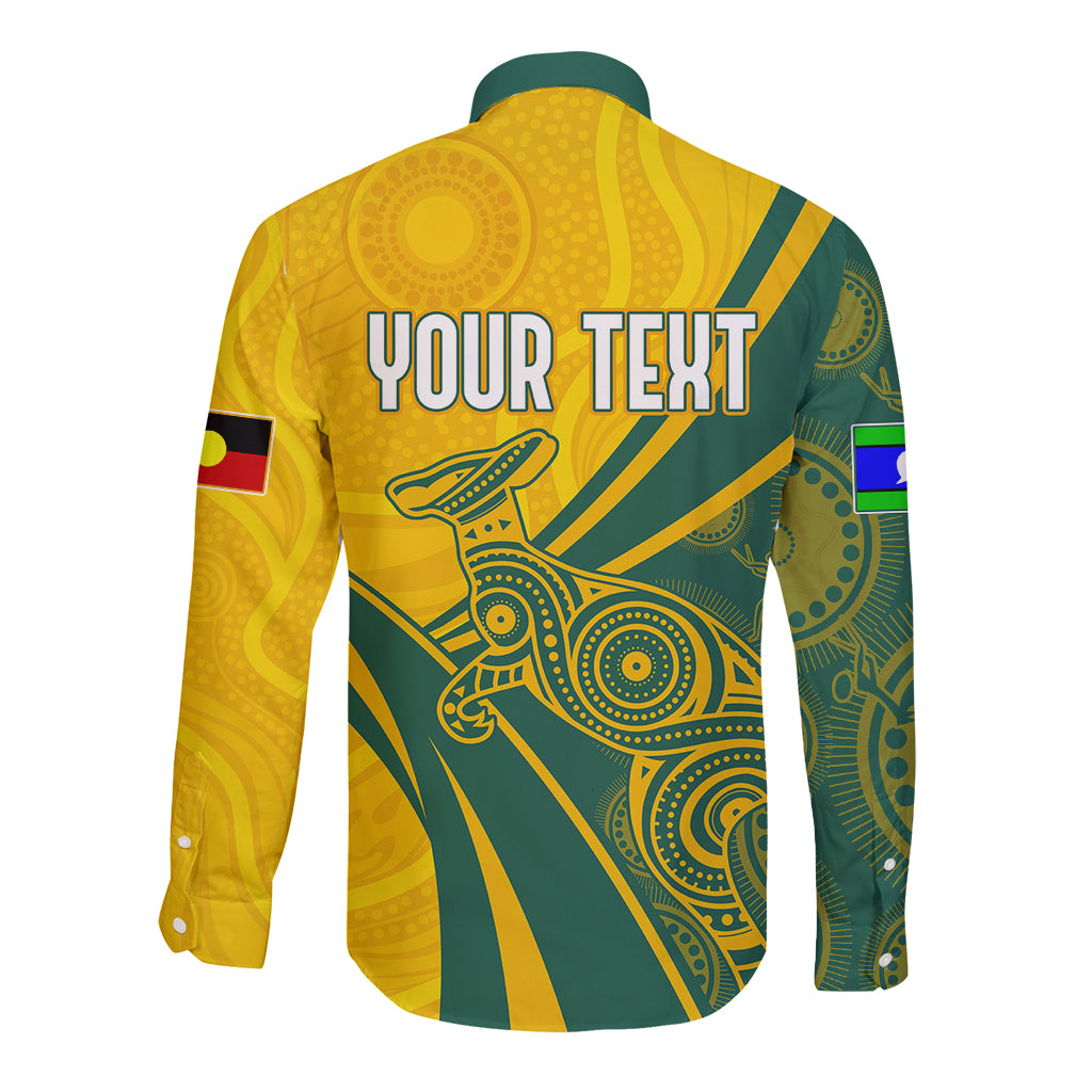 personalised-australia-soccer-socceroos-indigenous-long-sleeve-button-shirt-world-cup-2023