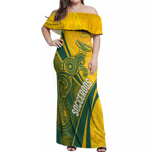 personalised-australia-soccer-socceroos-indigenous-off-shoulder-maxi-dress-world-cup-2023