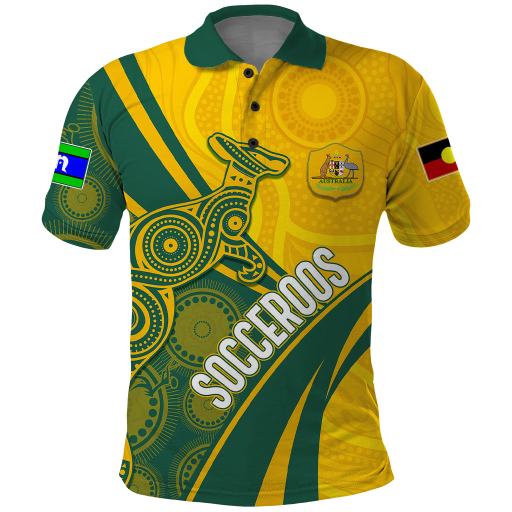 personalised-australia-soccer-socceroos-indigenous-polo-shirt-world-cup-2023