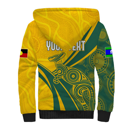 personalised-australia-soccer-socceroos-indigenous-sherpa-hoodie-world-cup-2023