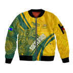 personalised-australia-soccer-socceroos-indigenous-sleeve-zip-bomber-jacket-world-cup-2023