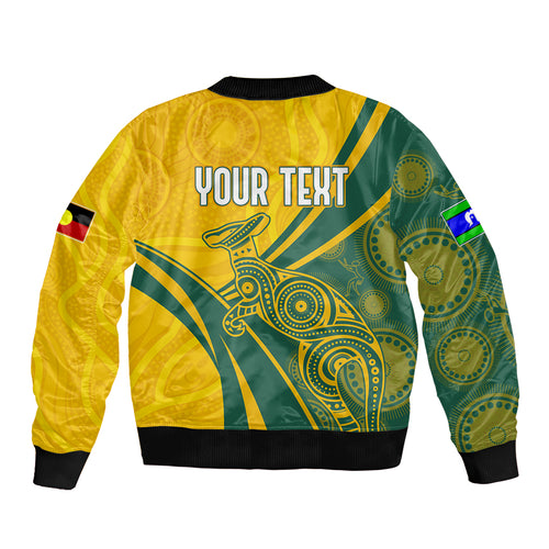 personalised-australia-soccer-socceroos-indigenous-sleeve-zip-bomber-jacket-world-cup-2023