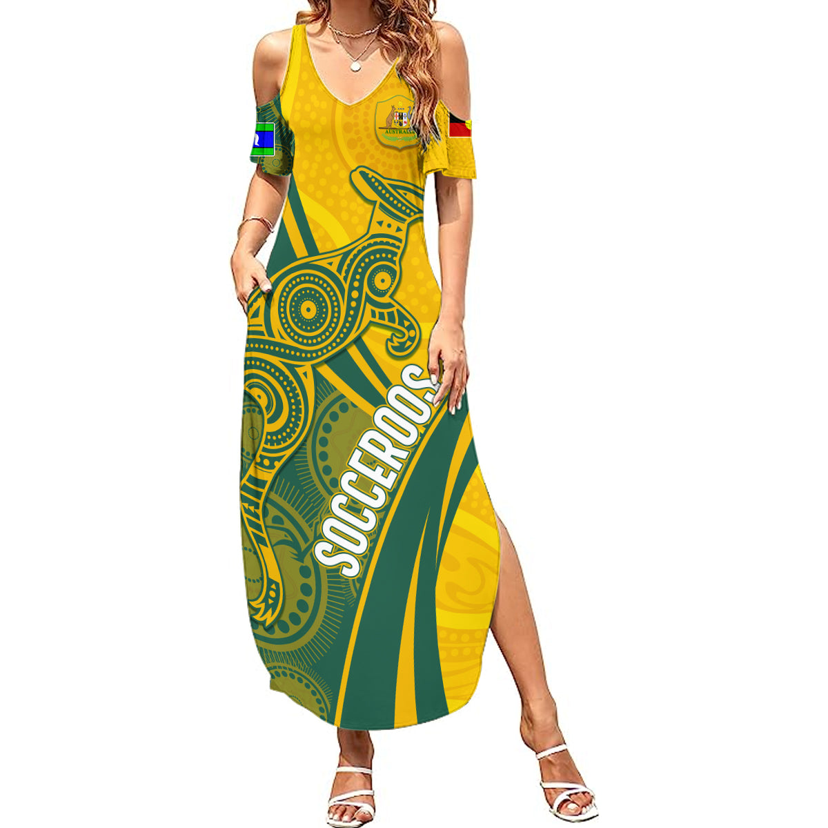 personalised-australia-soccer-socceroos-indigenous-summer-maxi-dress-world-cup-2023