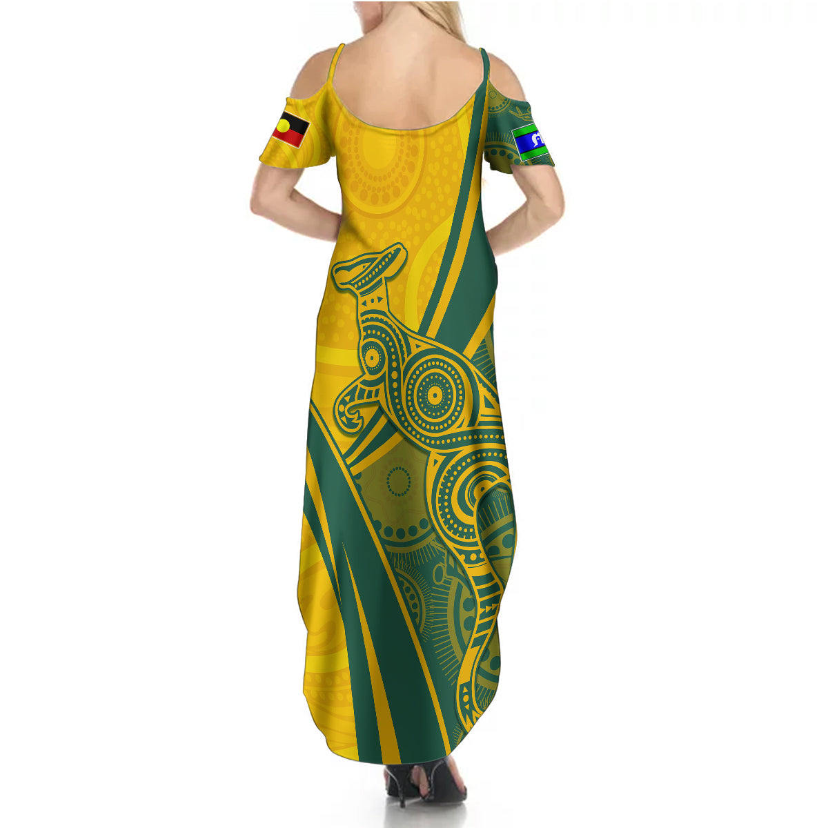 personalised-australia-soccer-socceroos-indigenous-summer-maxi-dress-world-cup-2023