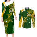 personalised-australia-indigenous-couples-matching-long-sleeve-bodycon-dress-and-long-sleeve-button-shirts-wallabies-champions-rugby-world-cup-2023