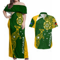 personalised-australia-indigenous-couples-matching-off-shoulder-maxi-dress-and-hawaiian-shirt-wallabies-champions-rugby-world-cup-2023