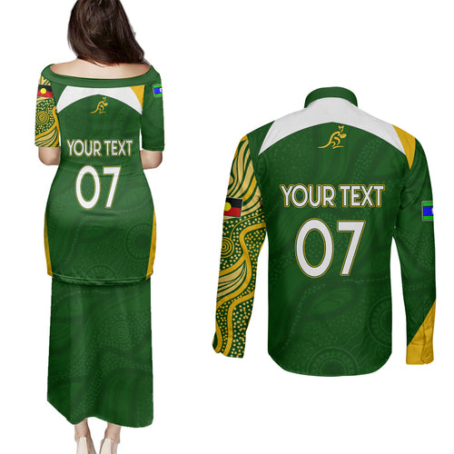 personalised-australia-indigenous-couples-matching-puletasi-dress-and-long-sleeve-button-shirts-wallabies-champions-rugby-world-cup-2023