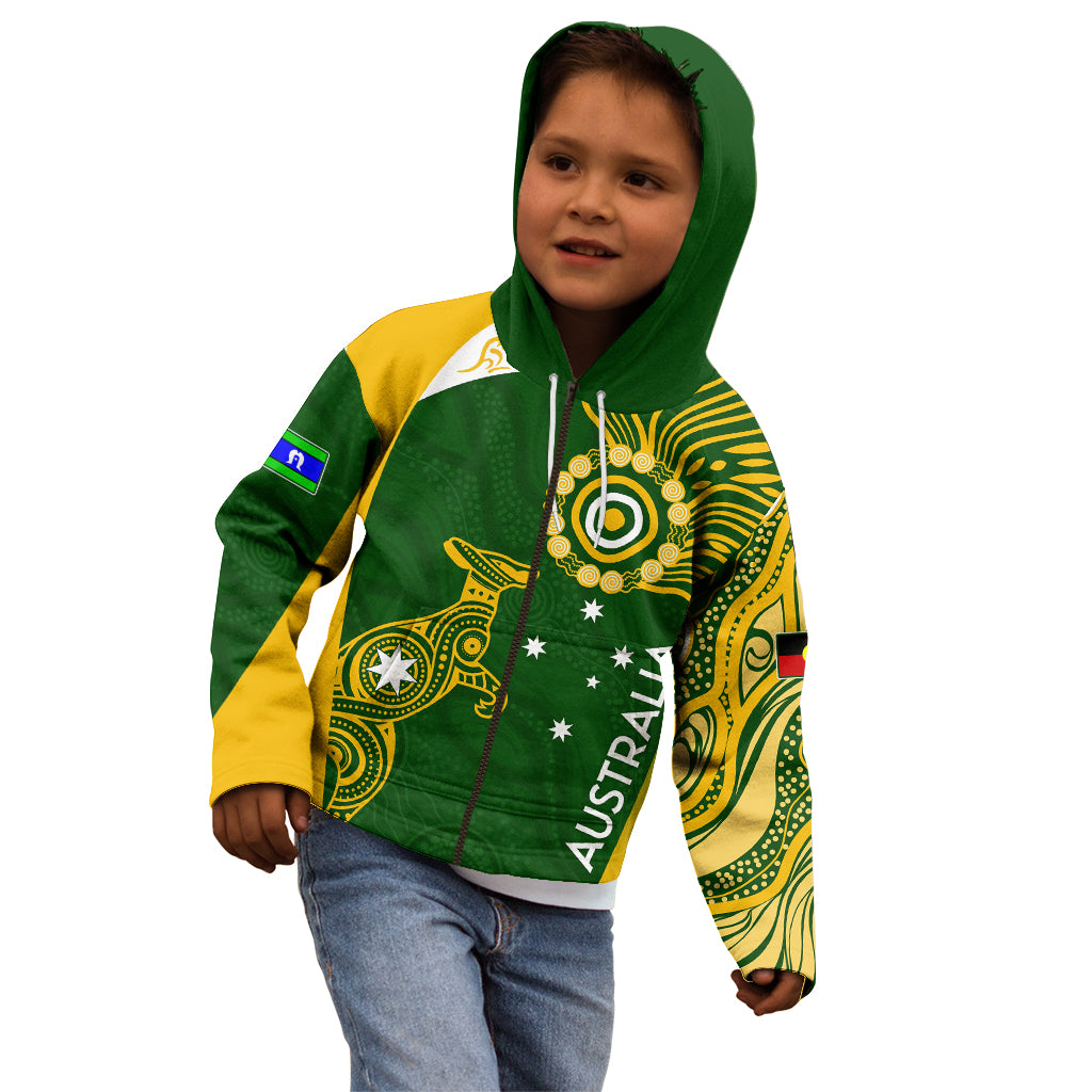 personalised-australia-indigenous-kid-hoodie-wallabies-champions-rugby-world-cup-2023