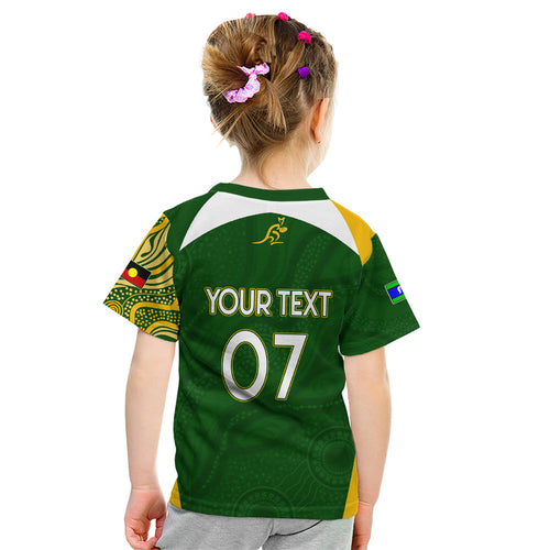 personalised-australia-indigenous-kid-t-shirt-wallabies-champions-rugby-world-cup-2023