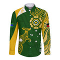 personalised-australia-indigenous-long-sleeve-button-shirt-wallabies-champions-rugby-world-cup-2023