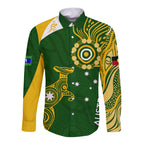 personalised-australia-indigenous-long-sleeve-button-shirt-wallabies-champions-rugby-world-cup-2023