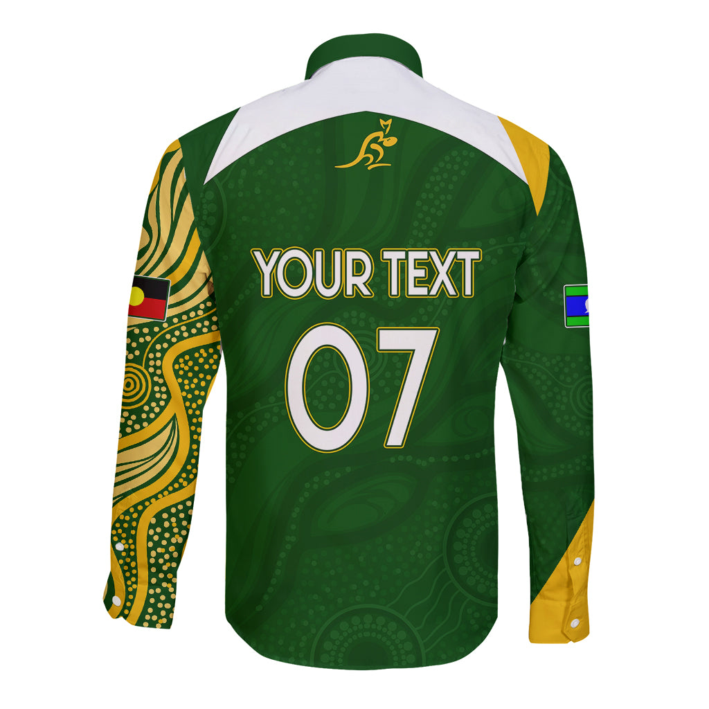 personalised-australia-indigenous-long-sleeve-button-shirt-wallabies-champions-rugby-world-cup-2023