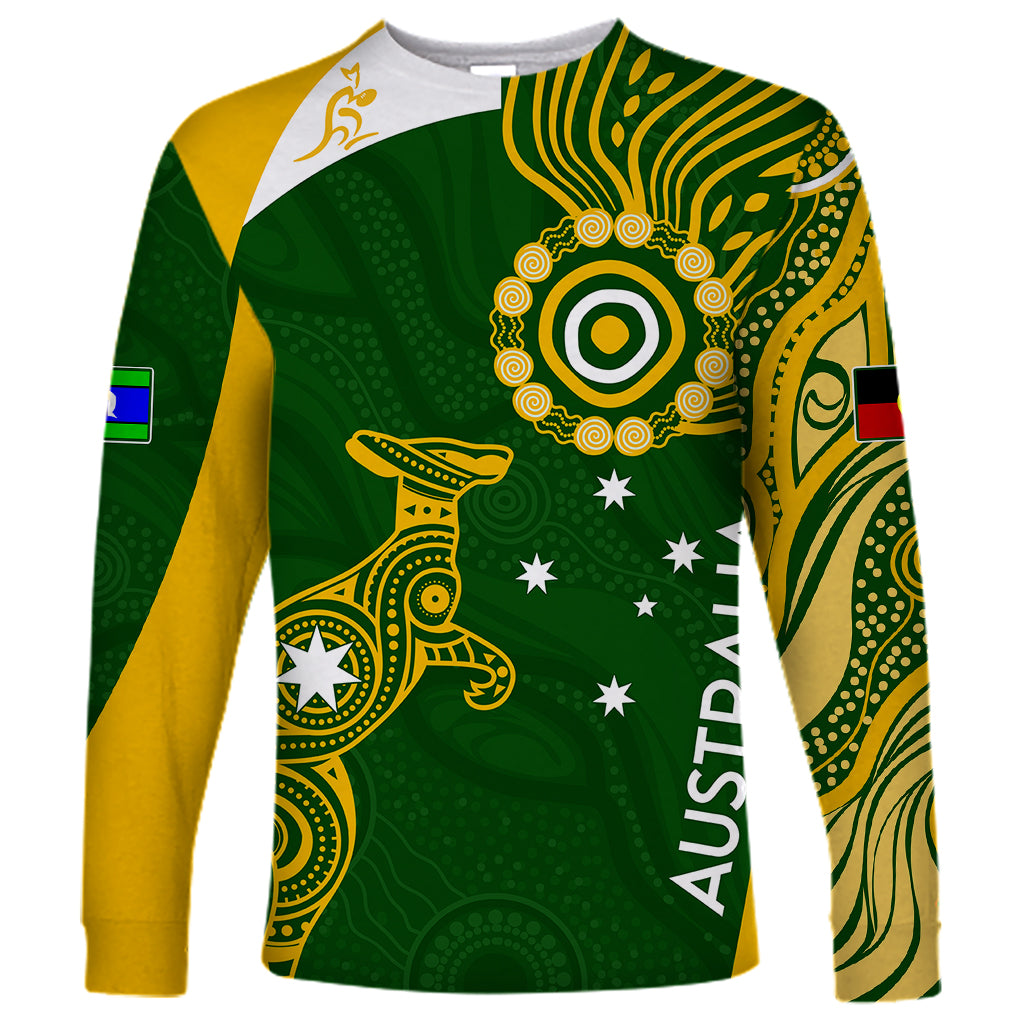 personalised-australia-indigenous-long-sleeve-shirt-wallabies-champions-rugby-world-cup-2023