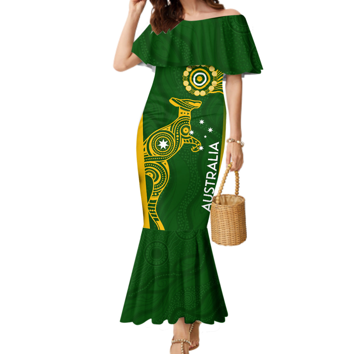 personalised-australia-indigenous-mermaid-dress-wallabies-champions-rugby-world-cup-2023