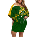 personalised-australia-indigenous-off-shoulder-short-dress-wallabies-champions-rugby-world-cup-2023