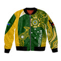 personalised-australia-indigenous-sleeve-zip-bomber-jacket-wallabies-champions-rugby-world-cup-2023