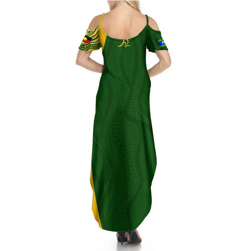 personalised-australia-indigenous-summer-maxi-dress-wallabies-champions-rugby-world-cup-2023
