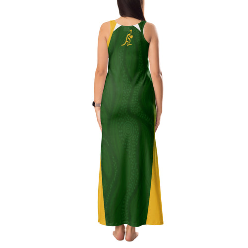 personalised-australia-indigenous-tank-maxi-dress-wallabies-champions-rugby-world-cup-2023
