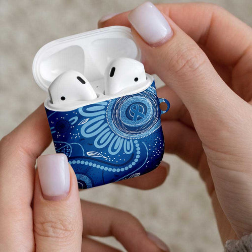 Australia Indigenous AirPods Case Blue Ribbon Prostate Cancer Awareness - Aussie Hoodie