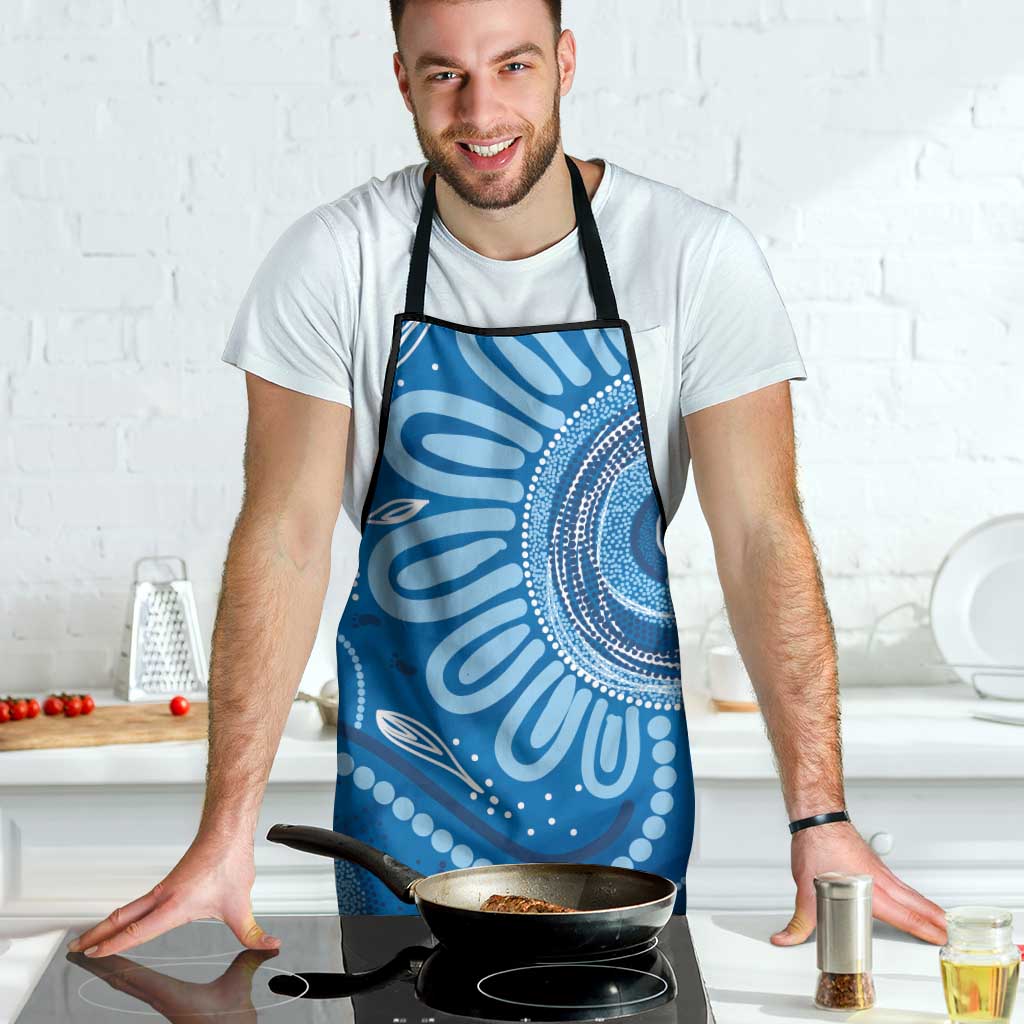 Australia Indigenous Apron Blue Ribbon Prostate Cancer Awareness - Aussie Hoodie