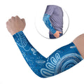 Australia Indigenous Arm Sleeves Blue Ribbon Prostate Cancer Awareness - Aussie Hoodie