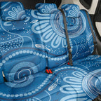 Australia Indigenous Back Car Seat Cover Blue Ribbon Prostate Cancer Awareness - Aussie Hoodie