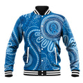 Australia Indigenous Baseball Jacket Blue Ribbon Prostate Cancer Awareness - Aussie Hoodie
