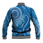 Australia Indigenous Baseball Jacket Blue Ribbon Prostate Cancer Awareness - Aussie Hoodie